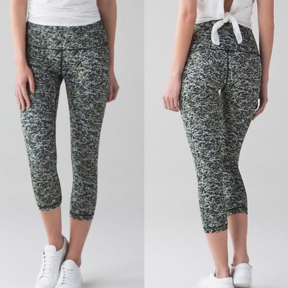 Lululemon Wunder Under Crop Hi-Rise Full-On Luxtreme High Rise Leggings